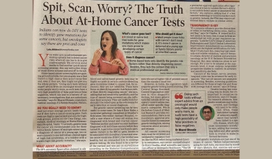 Spit, Scan, Worry? The Truth About At-Home Cancer Tests