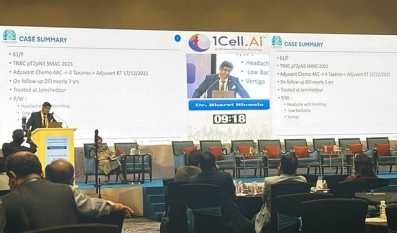 Presented our BB PRECISION Liquid biopsy data for disease monitoring